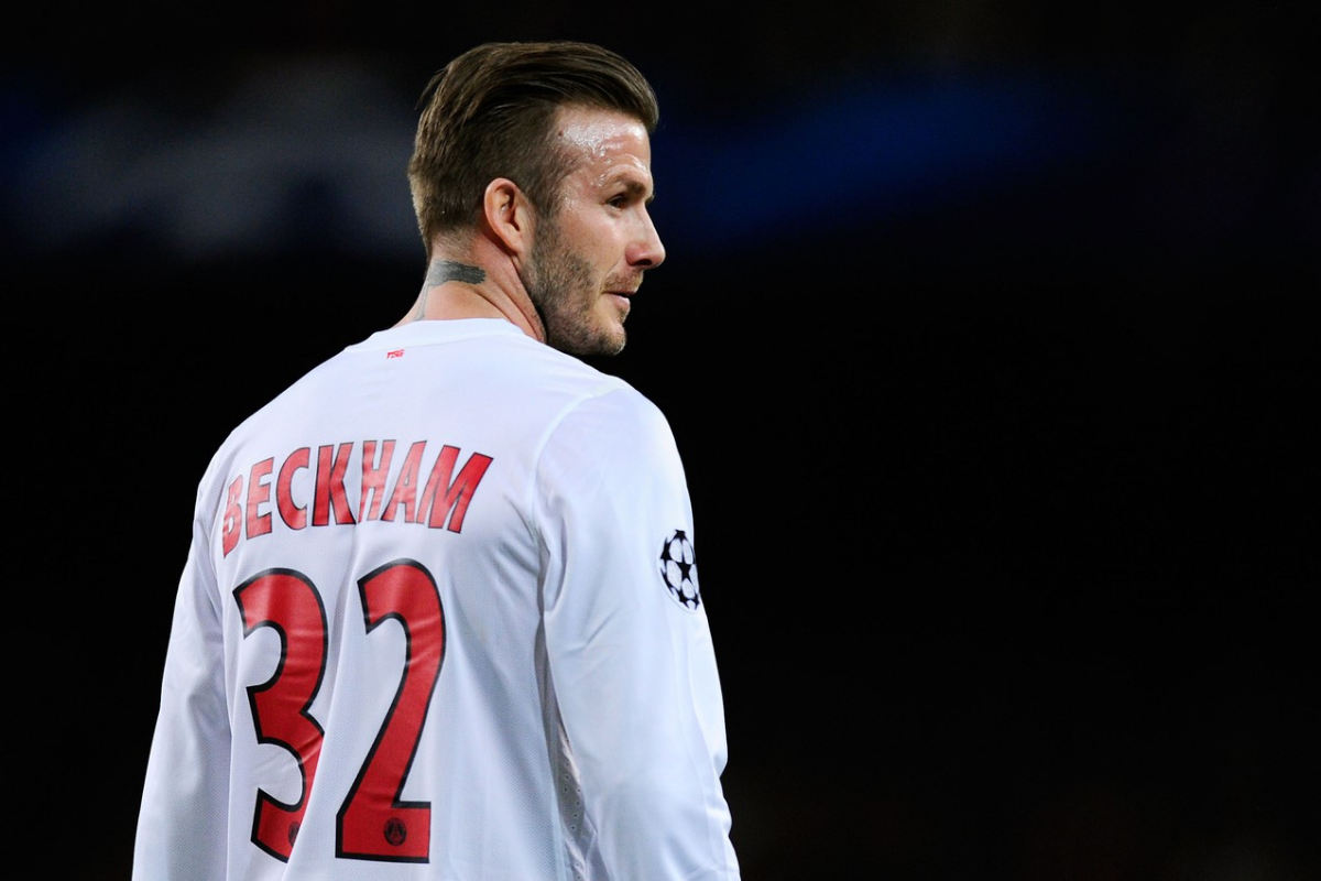 Footballer David Beckham 